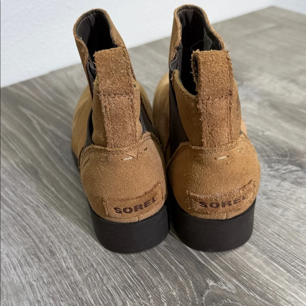 Sorel Brown Suede Chelsea Boots
